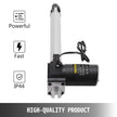 VEVOR 16 Inch Stroke Electric Actuators DC 12V with Mounting Bracket Heavy Duty 6000N/1320LB Actuators for Recliner TV Table Lift Massage Bed Electric Sofa