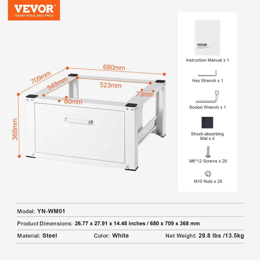 VEVOR Laundry Pedestal 27