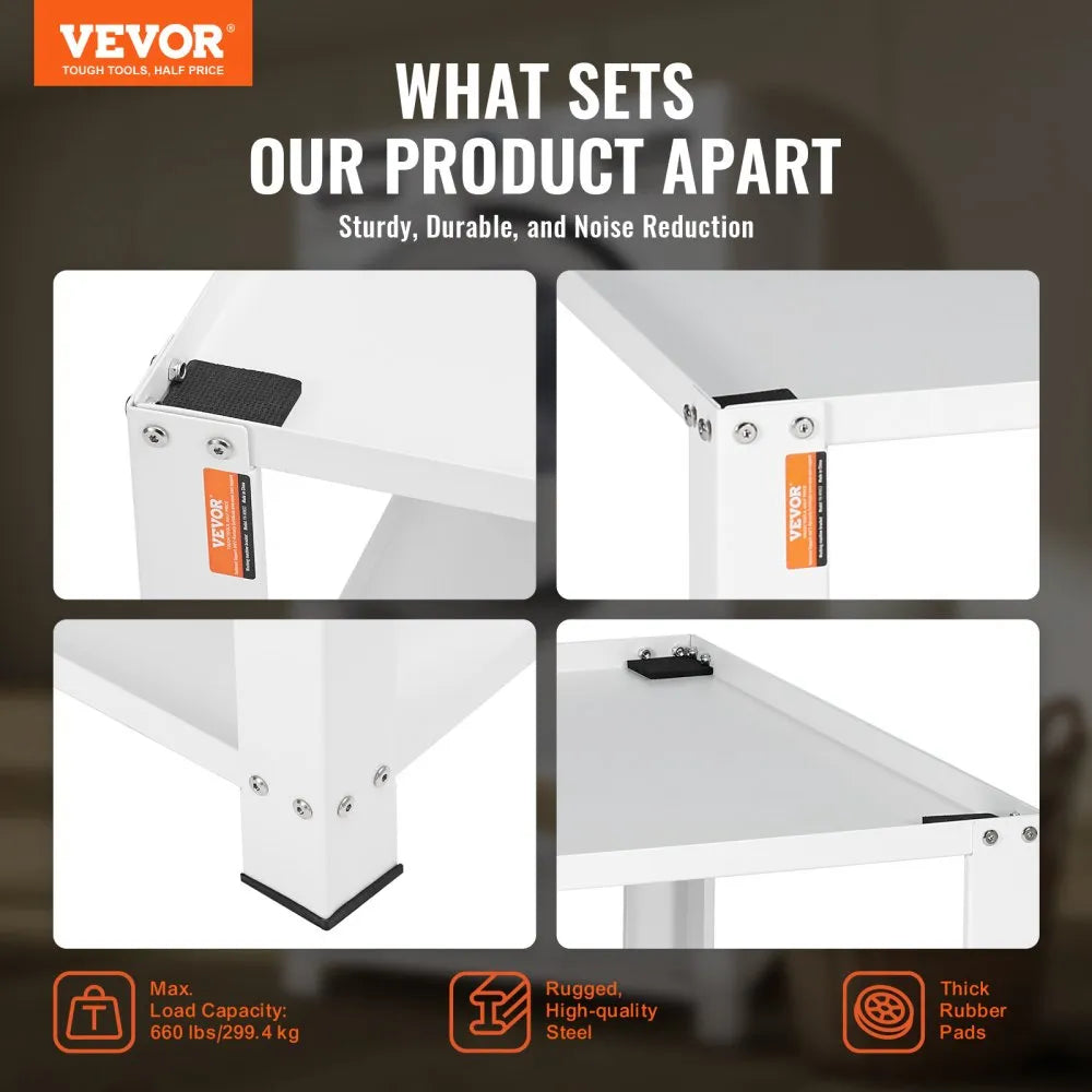 VEVOR Laundry Pedestal with Storage Shelf, 28