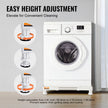 VEVOR Mini Fridge Stand Universal Laundry Pedestal, Adjustable Refrigerator Stand with 4 Strong Feet, Washing Machine Multi-Functional Base for Washer And Dryer, 16.3
