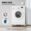 VEVOR Mini Fridge Stand Universal Laundry Pedestal, Adjustable Refrigerator Stand with Smooth Casters, Washing Machine Pedestal Multi-Functional Base for Washer And Dryer, 15