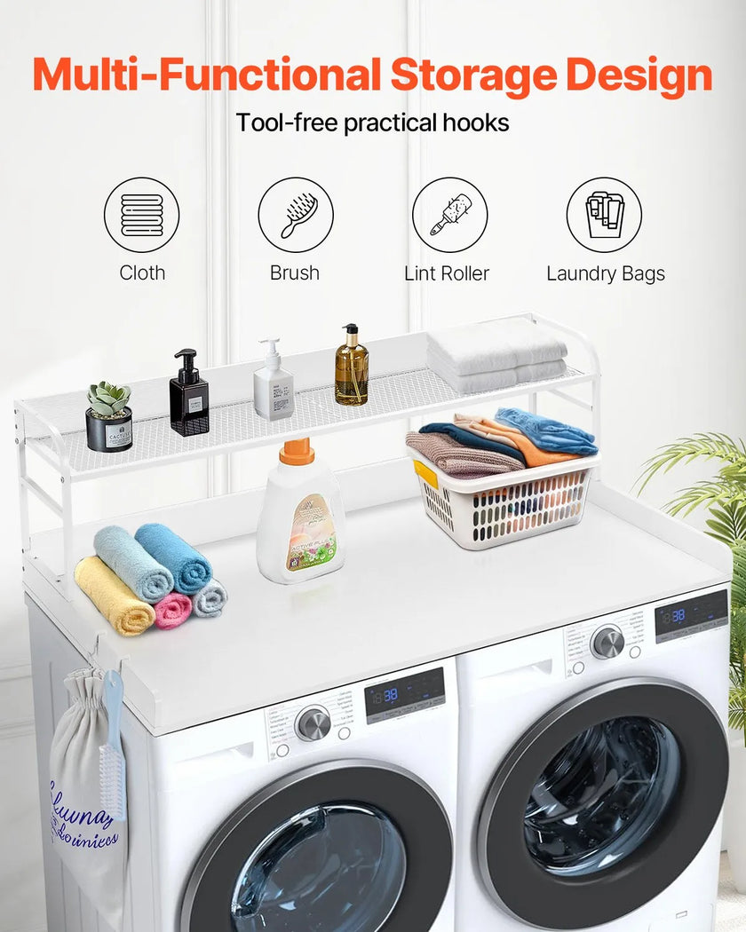 VEVOR Washer Dryer Countertop with Shelf 54