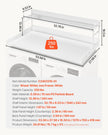 VEVOR Washer Dryer Countertop with Shelf 54