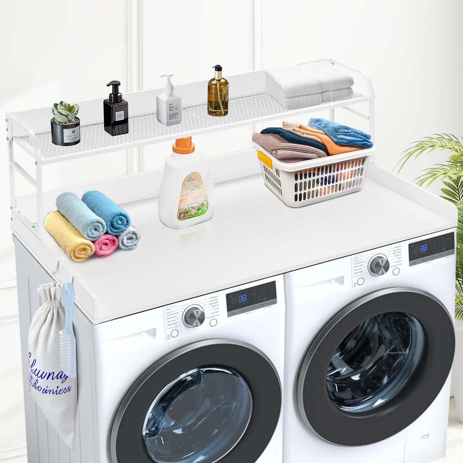 VEVOR Washer Dryer Countertop with Shelf 54