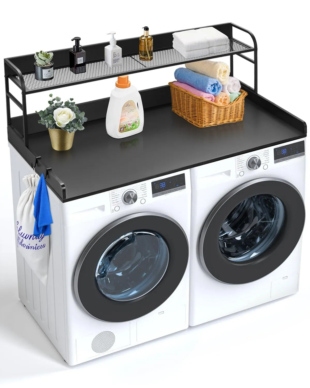 VEVOR Washer Dryer Countertop with Shelf 54