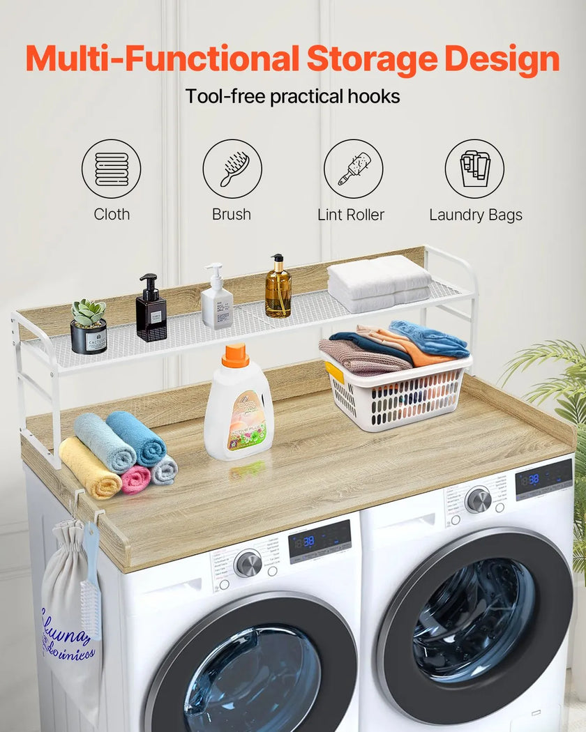 VEVOR Washer Dryer Countertop with Shelf 54