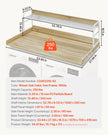 VEVOR Washer Dryer Countertop with Shelf 54