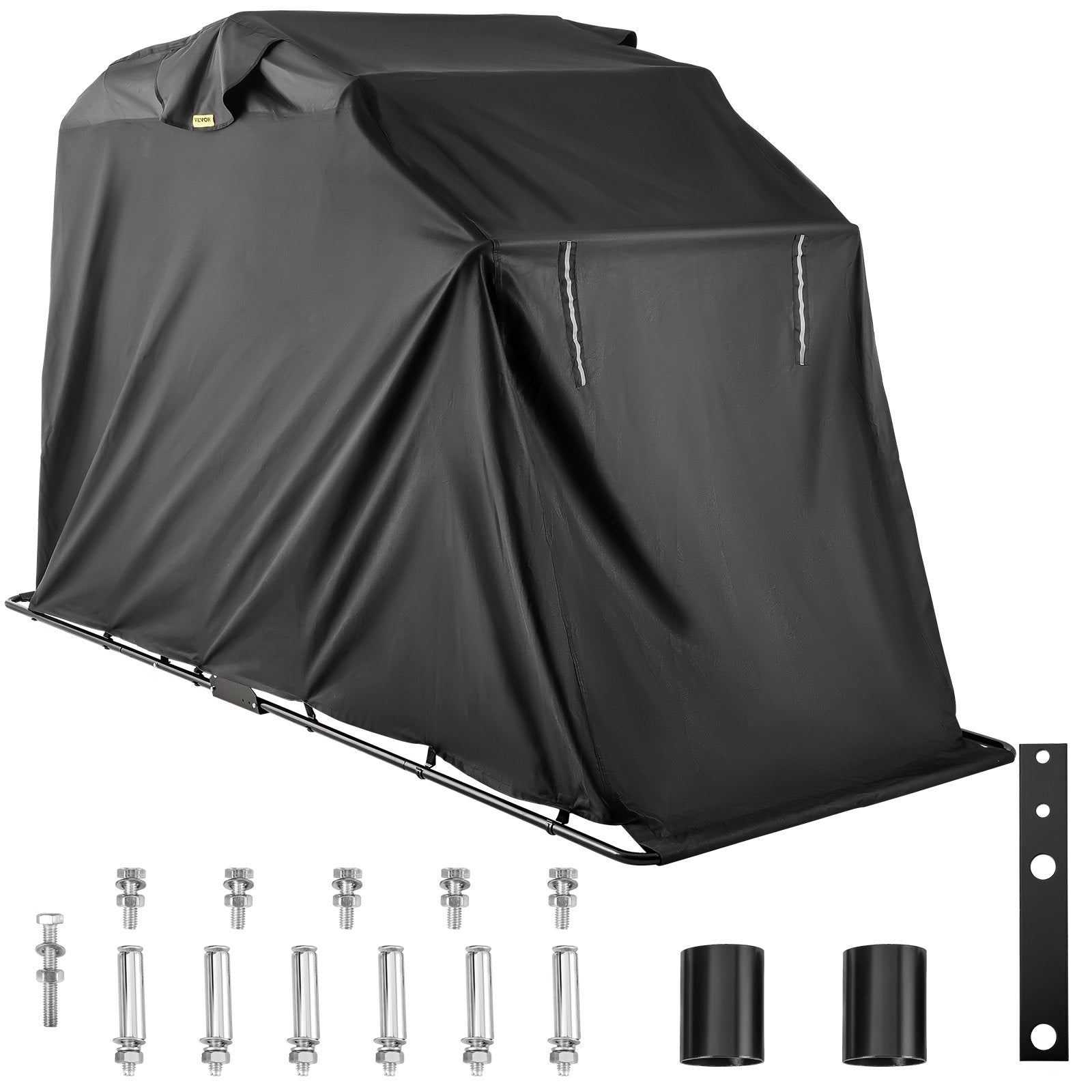 VEVOR Motorcycle Cover 600D Motorcycle Tent Oxford Material Motorcycle Shed Anti-UV,132