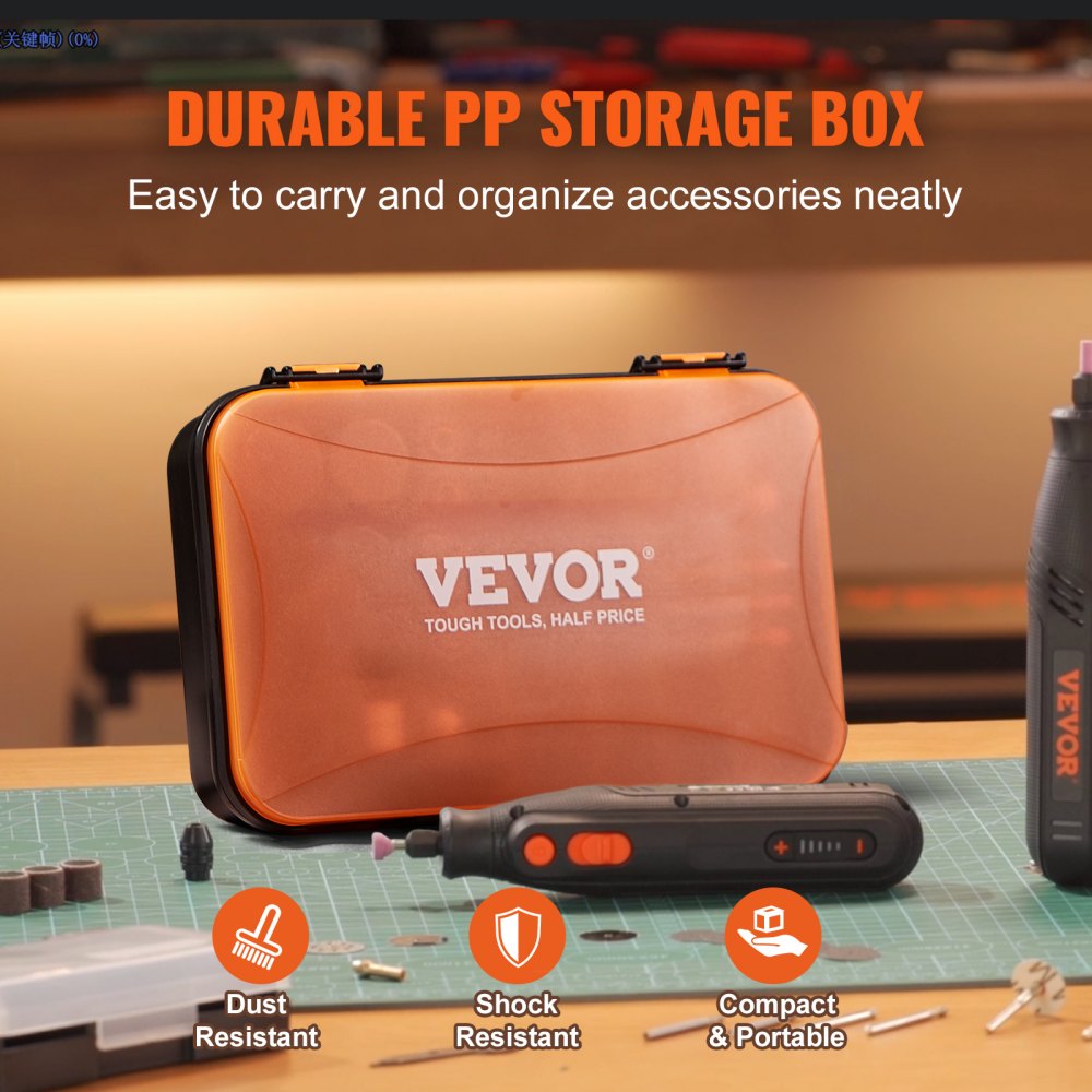 VEVOR Rotary Tool Accessories Kit 357PCS, 1/8