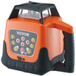VEVOR Laser Level, 1650ft, 360 Degree Self Leveling Red Cross Line Laser, 5 Rotation Speeds & 4 Scanning Angles Adjustment, IP66 Waterproof Remote Control Manual Self-leveling Mode, Battery Included