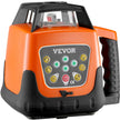 VEVOR Laser Level, 2000ft, 360 Degree Self Leveling Green Cross Line Laser, 5 Rotation Speeds & 4 Scanning Angles Adjustment, IP66 Waterproof Remote Control Manual Self-leveling Mode, Battery Included