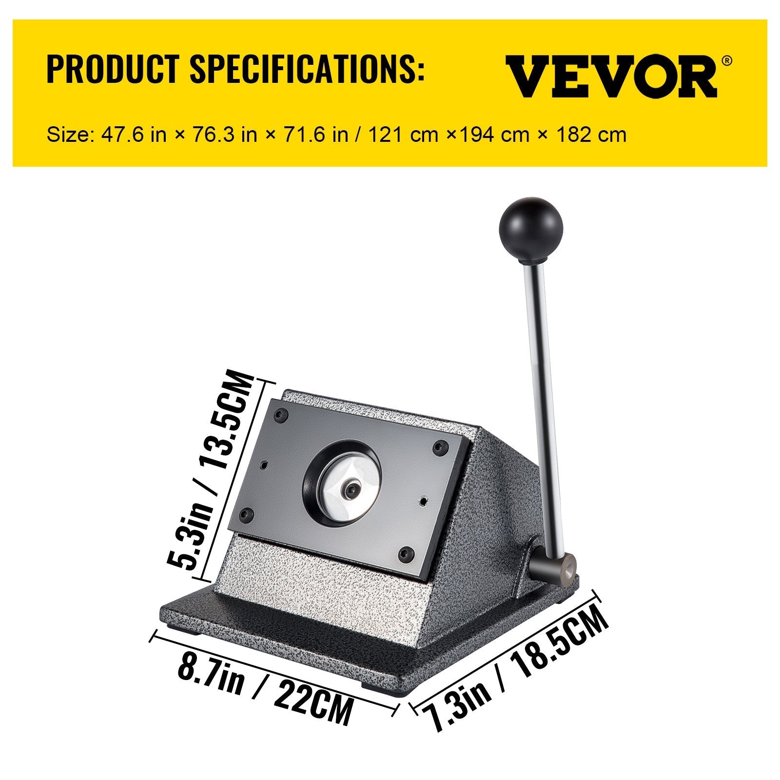 VEVOR Graphic Punch Die Cutter 1-1/4
