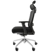 VEVOR Ergonomic Office Chair with Slide Seat, Desk Chair with Mesh Seat, Angle and Height Adjustable Home Office Chair with Back and Lumbar Support, Swivel Computer Task Chair