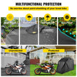 VEVOR Hoods For Vehicles Motorcycle Shelter Shed  Waterproof Motorcycle Cover Outdoor Protection 106.5 Inch X41.5 Inch X61 Inch Motorbike Cover Tent Scooter Shelter
