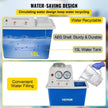 VEVOR Lab Multi-Purpose Water Circulating Vacuum Pump,15L, with 2 Off-Gas Taps,Stainless Vacuum Pump 180W 110V,Anti-Corrosion Pump Lab Chemistry Equipment