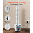 50-Pod Hydroponic Tower Garden with App Control, 10 Tiers & 20L Water Tank