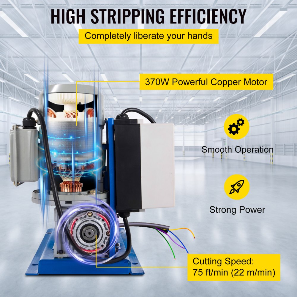 VEVOR Wire Stripping Machine Copper Cable Stripper 11 Channel 18 AWG - 1