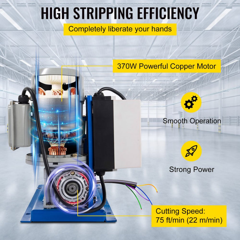 VEVOR Wire Stripping Machine Copper Cable Stripper 11 Channel 18 AWG - 1