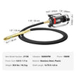 VEVOR Electric Concrete Vibrator, 1500W 16000 VPM, 2HP Copper Motor Handheld Concrete Vibrating Tool, Portable Pencil Cement Vibrator with Shaft of 14.75ft / 4.5m, Remove Air Bubble and Level Concrete