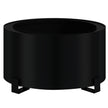 VEVOR Stove Bonfire, Carbon Steel Smokeless Fire Pit, 23.6-inch Diameter Stove Bonfire Fire Pit, Double Wall Design Smokeless Fire Bowl, Portable Wood Burning Fire Pit for Outdoor Picnic Camping Black