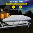 VEVOR Waterproof Boat Cover, 25'-28' Trailerable Boat Cover, Beam Width up to 118