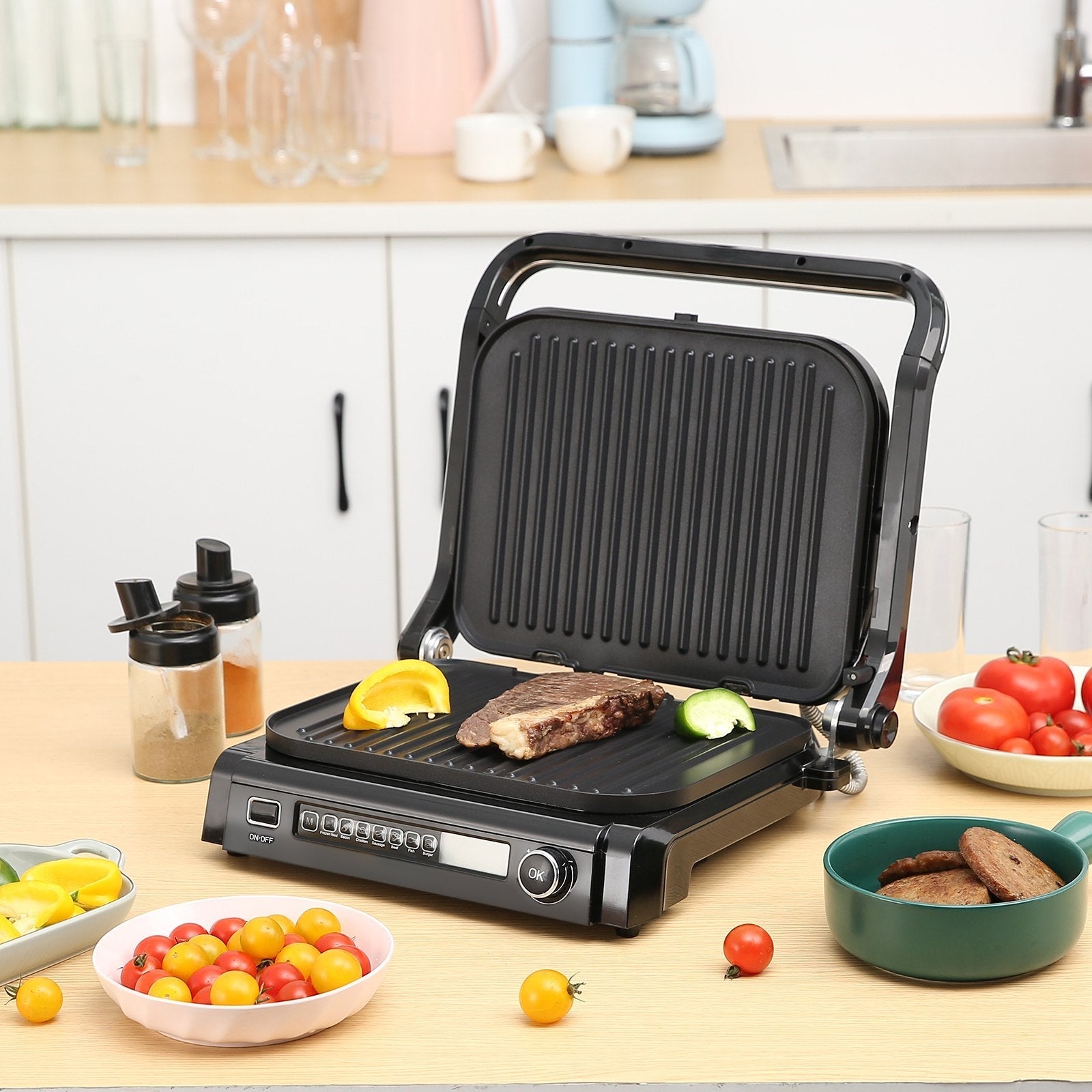 VEVOR 7 IN 1 Commercial Electric Griddle, 14.4