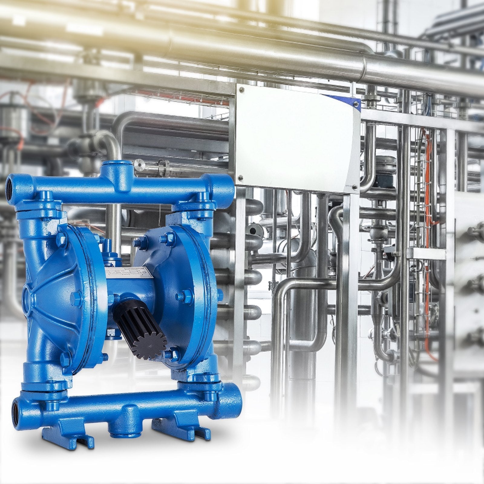 VEVOR Air-Operated Double Diaphragm Pump, 1/2