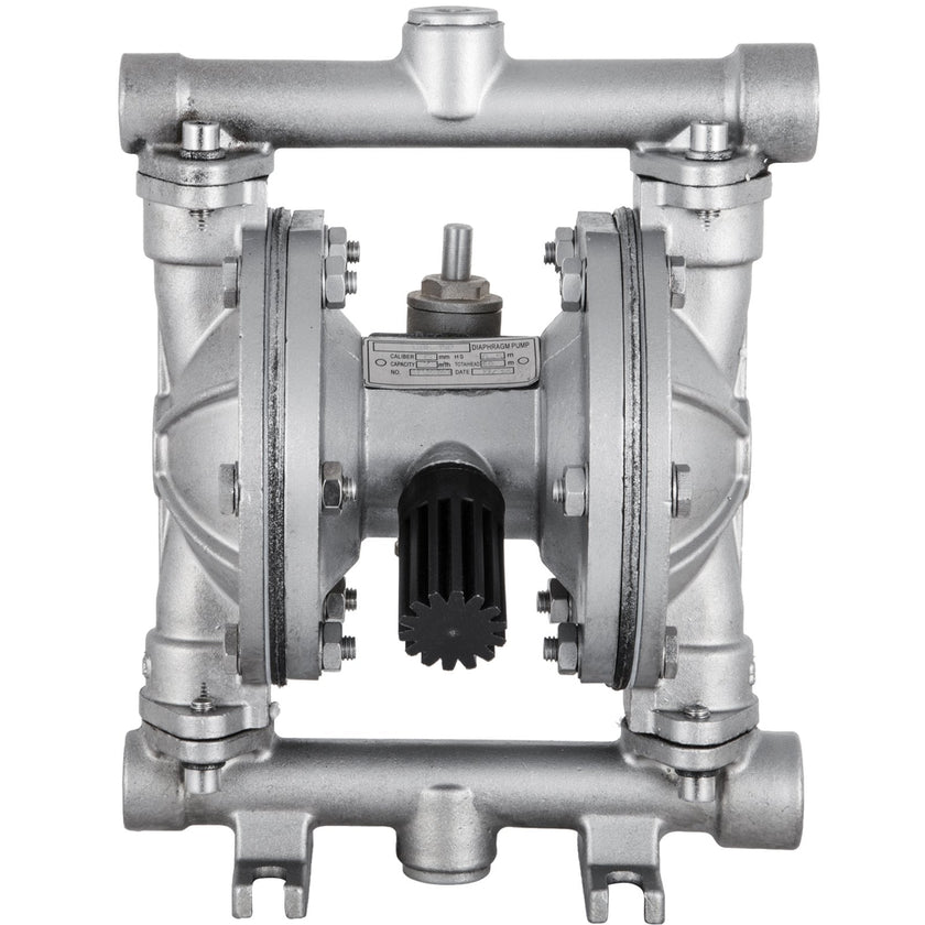 VEVOR Air-Operated Double Diaphragm Pump, 12 GPM, Max 115 PSI With 1/2