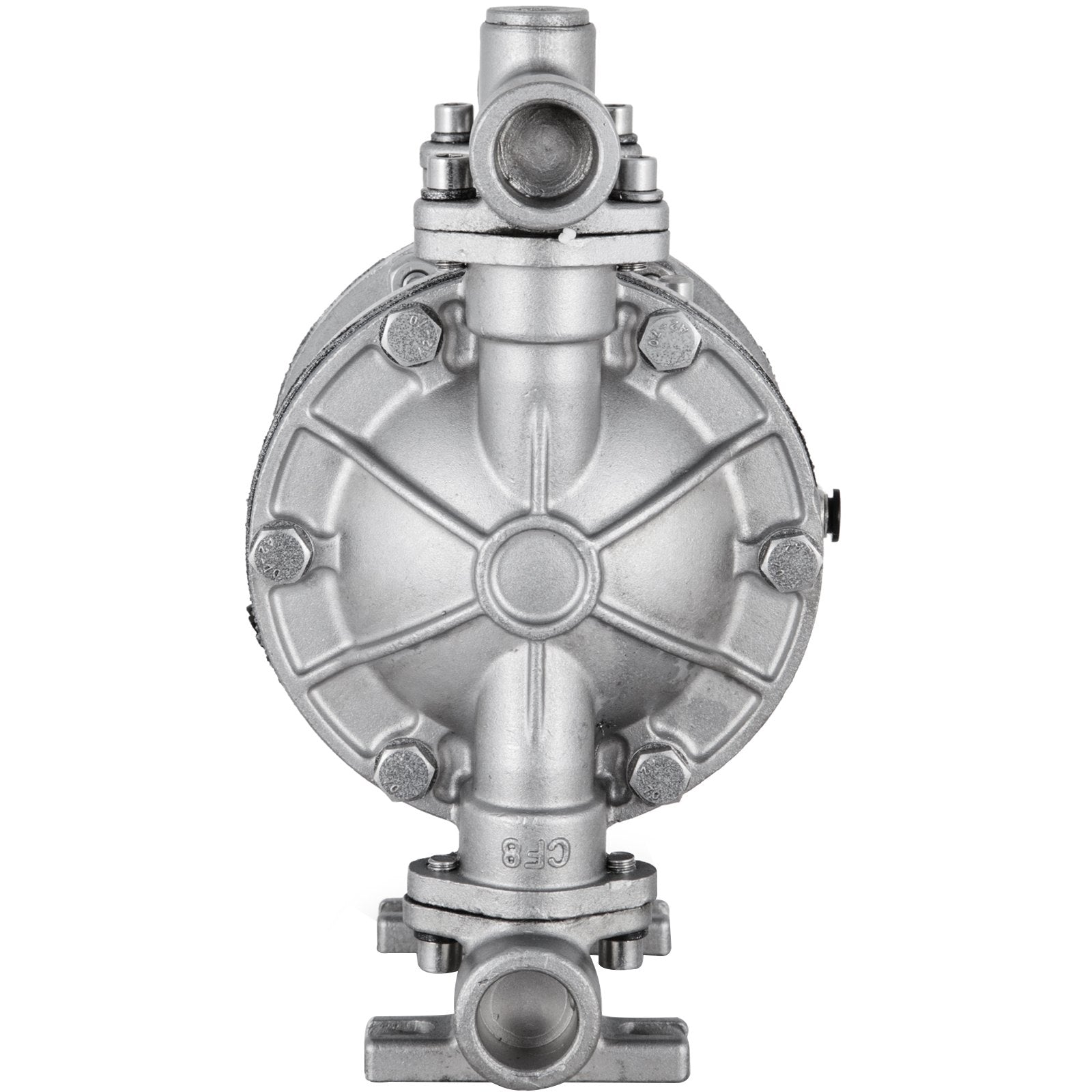 VEVOR Air-Operated Double Diaphragm Pump, 12 GPM, Max 115 PSI With 1/2