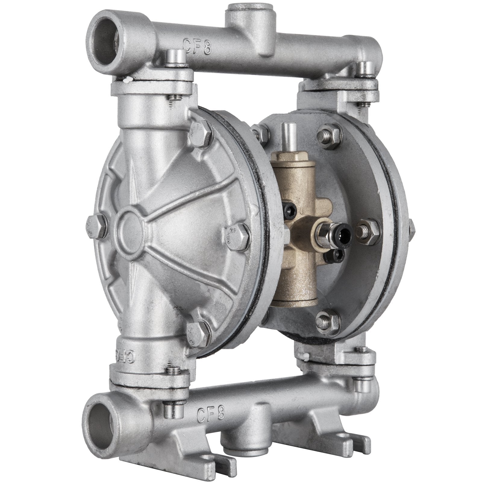 VEVOR Air-Operated Double Diaphragm Pump, 12 GPM, Max 115 PSI With 1/2