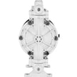 VEVOR Air-Operated Double Diaphragm Pump 1/2 Inch Inlet Outlet Polypropylene 13 GPM Max 100PSI,Nitrile Corrosion-Proof Diaphragm Air Pump for Chemical Industrial Use,QBY-15PP