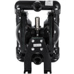 VEVOR Air-Operated Double Diaphragm Pump, QBY4-25L F46 35 GPM 1 Inch Inlet And Outlet, Max 120 PSI, NPT1/2 inch Air Inlet, Corrosion-Proof Aluminum Dual Diaphragm Air Pump for Chemical Industrial Use