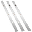 VEVOR Planer Blades Knives, 13-inch Thickness Planer Knives, 2 mm Thickened High Speed Steel Replacement HRC55-60 Hardness, Convenient Mounting Holes for Carpentry, Home DIY, Industries, Set of 3