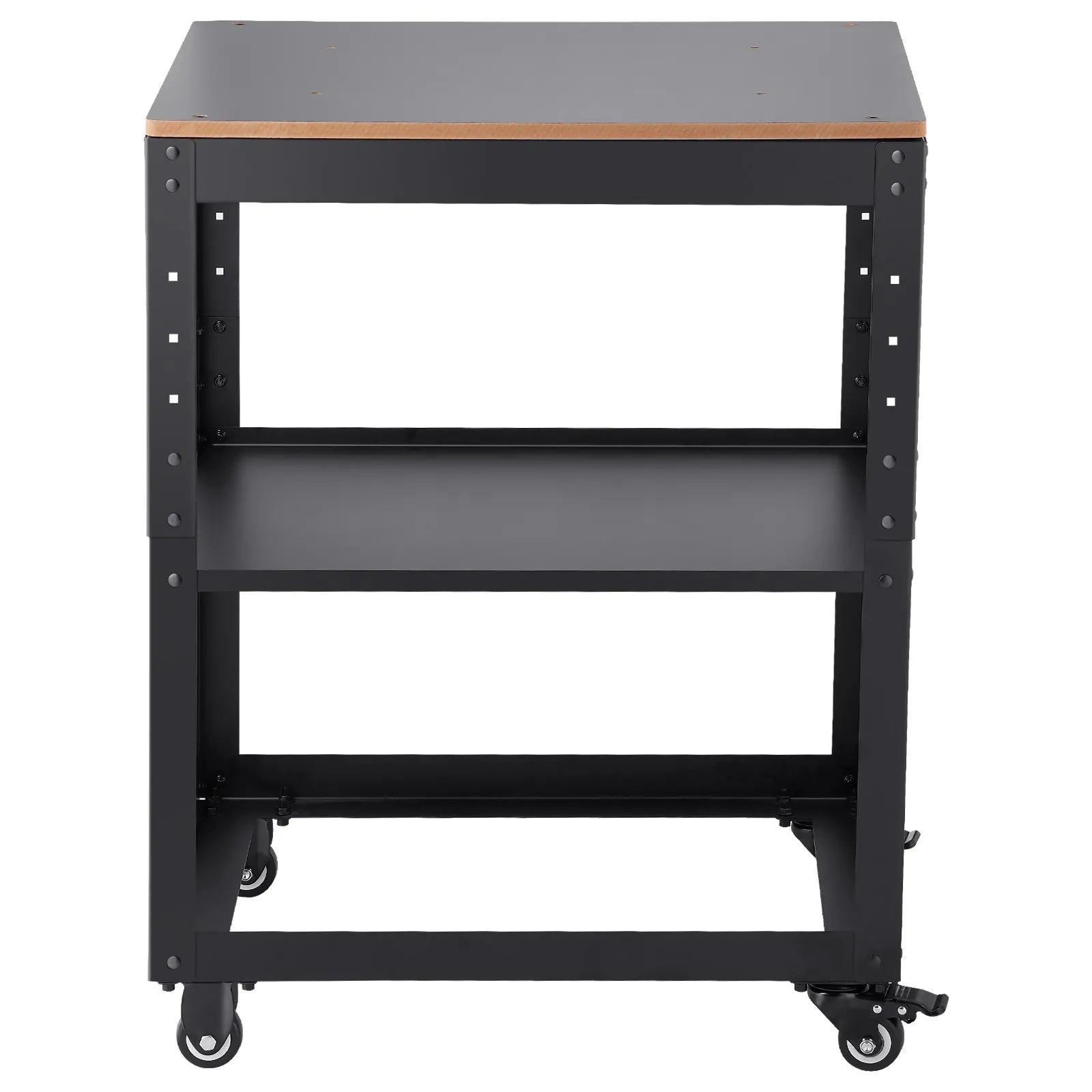 VEVOR Planer Stand, 100 lbs/ 45 kg heavy loads, Three-Gear Height Adjustable thickness planer table,with 4 Stable Casters & Storage Space, for most planers, saws, bench-top machines, power tools