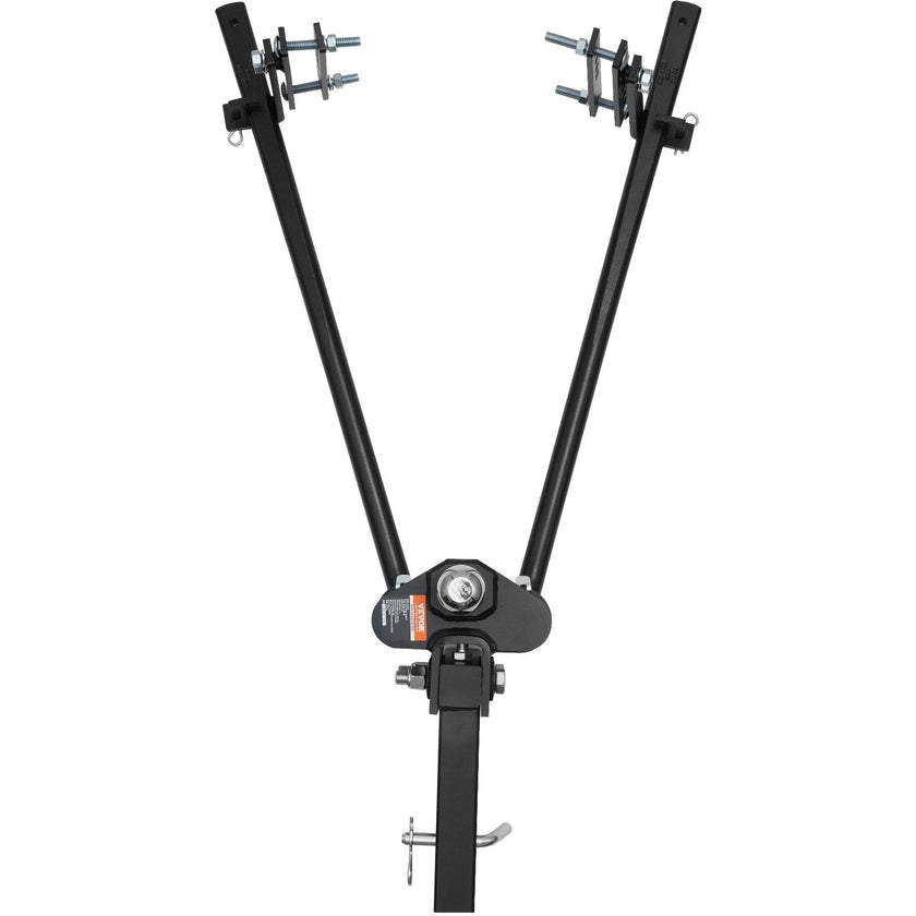 VEVOR Weight Distribution Hitch, 1,000 lbs Weight Distributing Hitches Kit with Sway Control for Trailer, 2-In Solid Steel Shank, 2-5/16 in Alloy Steel Ball, Powder Coated Load Leveling Hitch, Black
