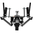 VEVOR Weight Distribution Hitch, 1,500 lbs Weight Distributing Hitches Kit with Sway Control for Trailer, 2-In Solid Steel Shank, 2-5/16 in Alloy Steel Ball, Powder Coated Load Leveling Hitch, Black
