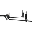 VEVOR Weight Distribution Hitch, 1,500 lbs Weight Distributing Hitches Kit with Sway Control for Trailer, 2-In Solid Steel Shank, 2-5/16 in Alloy Steel Ball, Powder Coated Load Leveling Hitch, Black