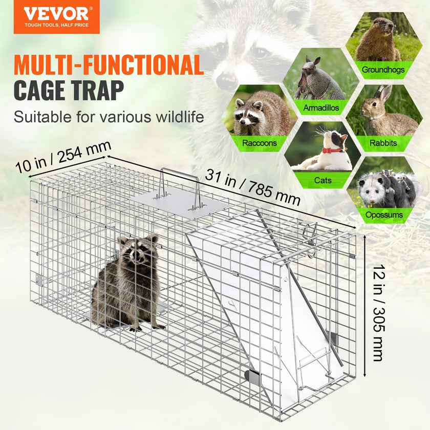VEVOR Live Animal Cage Trap, 31