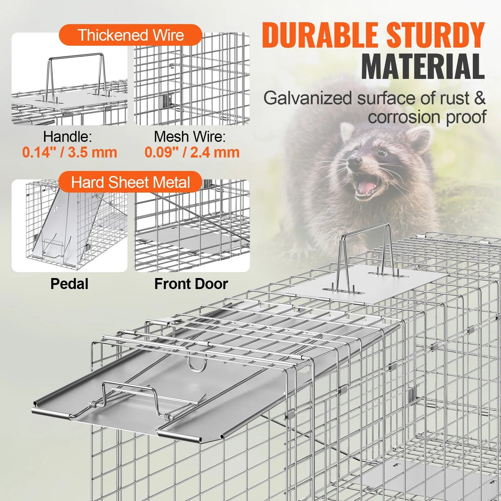 VEVOR Live Animal Cage Trap, 31
