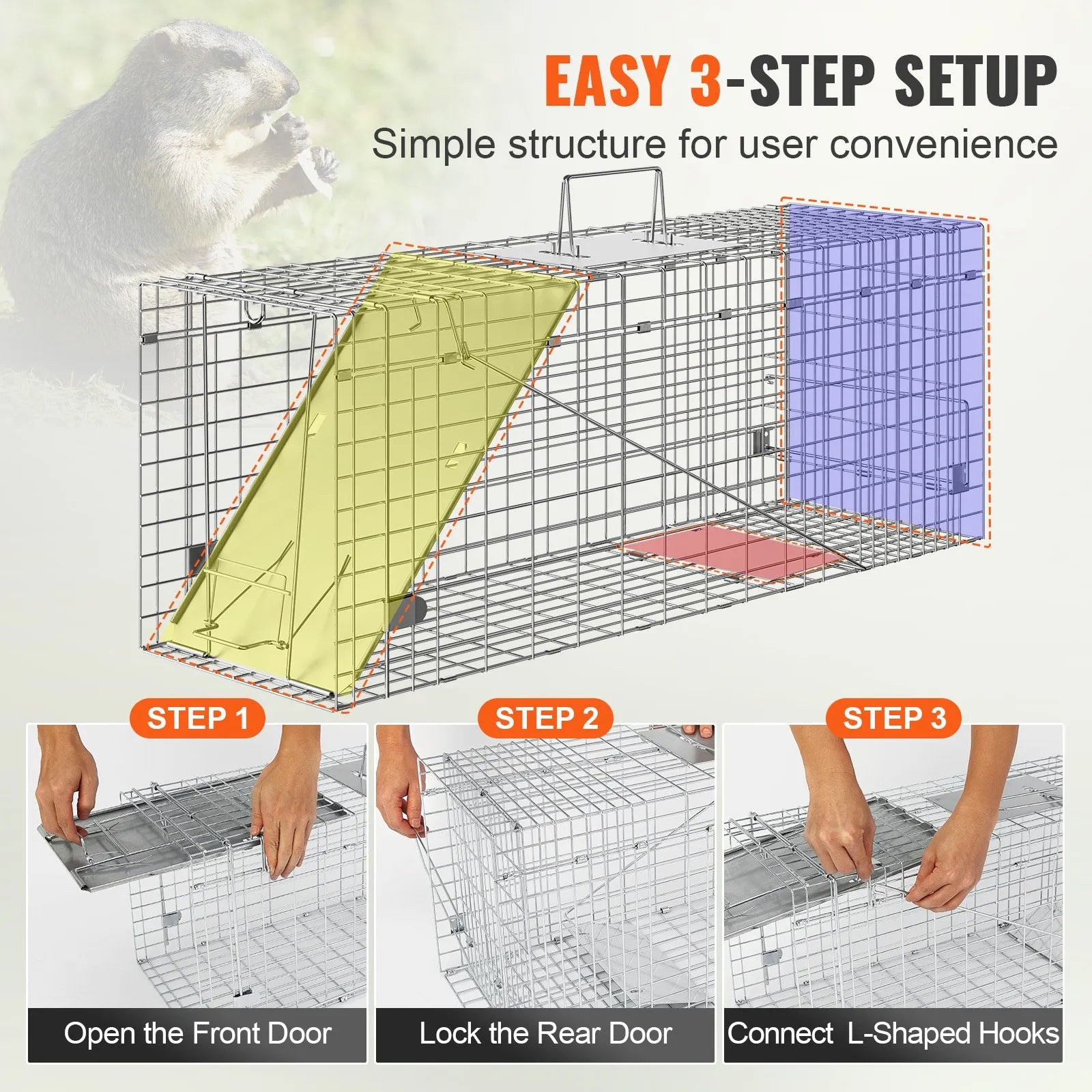 VEVOR Live Animal Cage Trap, 31