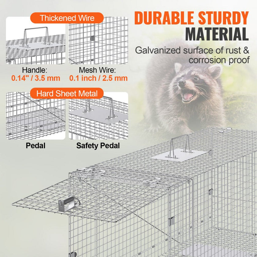 VEVOR Live Animal Cage Trap, 42