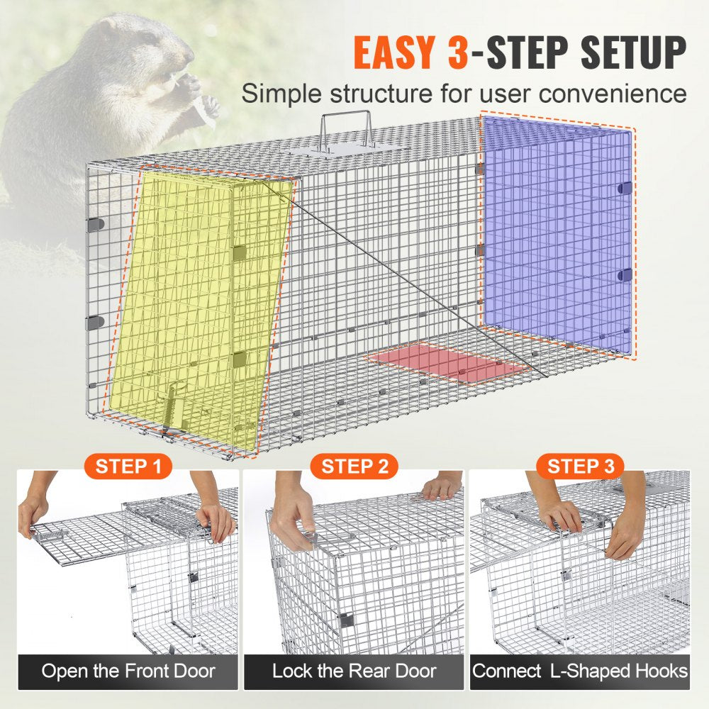 VEVOR Live Animal Cage Trap, 42