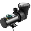VEVOR 1.5 HP Pool Pump, 1100 W Above Ground Swimming Pool Pump, 4980 GPH Pool Pump Motor witn Strainer Basket, for Clean Swimming Pool Water Salter Water - 1.5