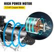 VEVOR 1.5 HP Pool Pump, 1100 W Above Ground Swimming Pool Pump, 4980 GPH Pool Pump Motor witn Strainer Basket, for Clean Swimming Pool Water Salter Water - 1.5