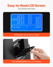 VEVOR USD Coin Sorter with Screen Display Holds up to 2000 Coins 5 Coin Tubes