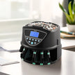 VEVOR USD Coin Sorter with Screen Display Holds up to 2000 Coins 5 Coin Tubes