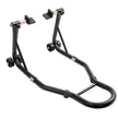 VEVOR Motorcycle Rear Wheel Stand, with U + L Fork Swingarm Spool, 850 lbs Capacity Heavy Duty Rear Wheel Stand Motorcycle Lift Jack Stand, for Suzuki Yamaha Honda Kawasaki, Black