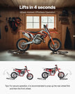 VEVOR Motorcycle Front & Rear Stand Lift 1100 lbs Spoolift Paddock Swingarm Arm
