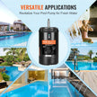 VEVOR 1 HP Pool Pump Motor, 56J Frame, 115V(9.8 Amps)/230V(4.9 Amps) 3450 RPM, 60Hz, 1.4 Service Factor, 90?F/250V Capacitor, CCW Rotation Round Flange Replacement Motor