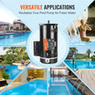 VEVOR 2 HP Pool Pump Motor, 56Y Frame, 230V (7.8 Amps) 3450 RPM, 60Hz, 1.3 Service Factor, 50?F/250V Capacitor, CCW Rotation Square Flange Replacement Motor